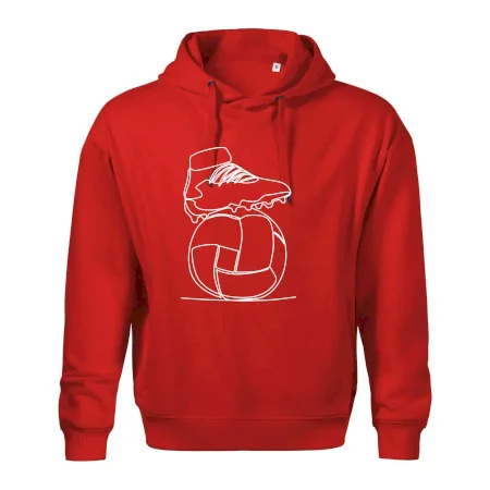 Futbalová lopta kopačka jedným ťahom