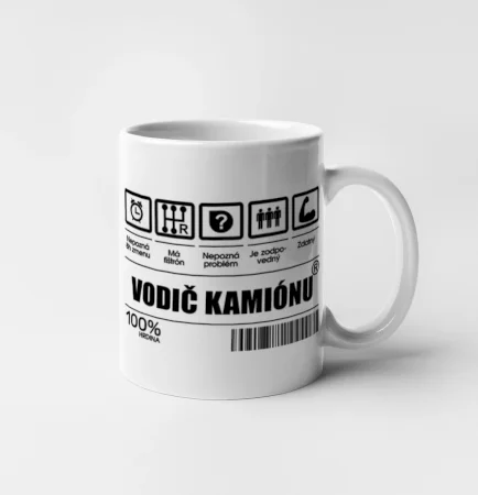 Čiarový kód - Vodič kamiónu