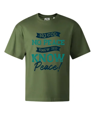No God no peace, know God know peace