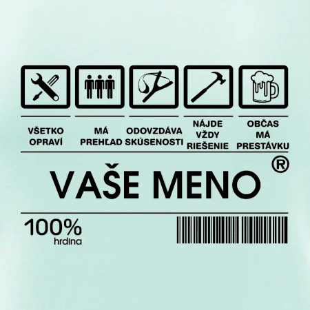 Vaše meno - čiarový kód