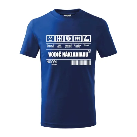Čiarový kód - Vodič nákladiaku