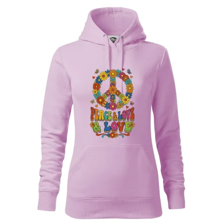 Peace and love - na výšku s květy