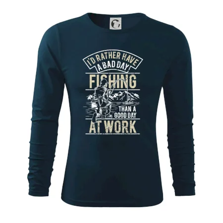Fishing at work