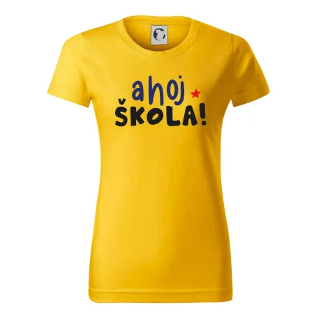 Ahoj škola farebné