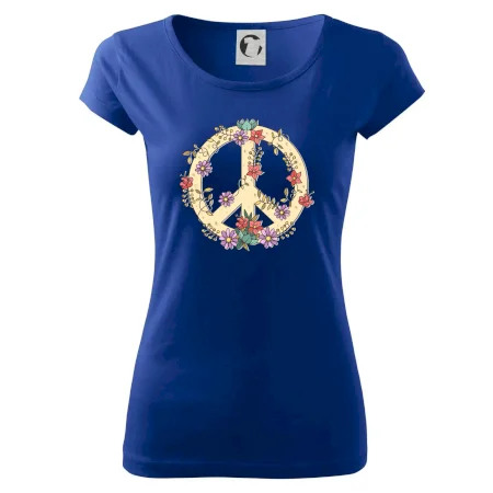 Peace symbol pieskový