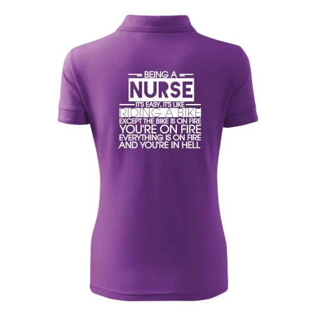 Being a nurse - bike