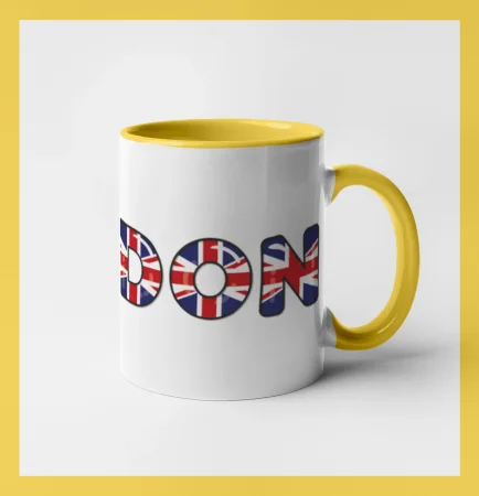 Nápis London vlajka