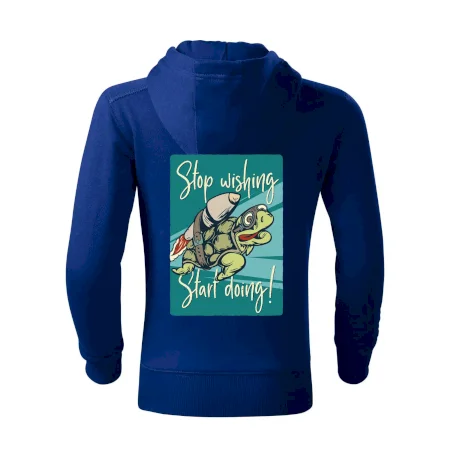 Stop wishing start doing korytnačka