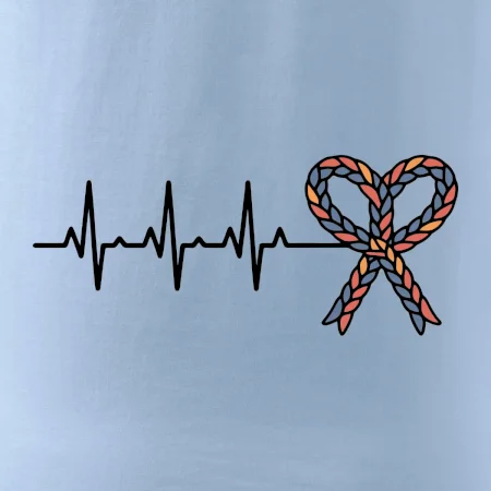 EKG srdce veľká noc