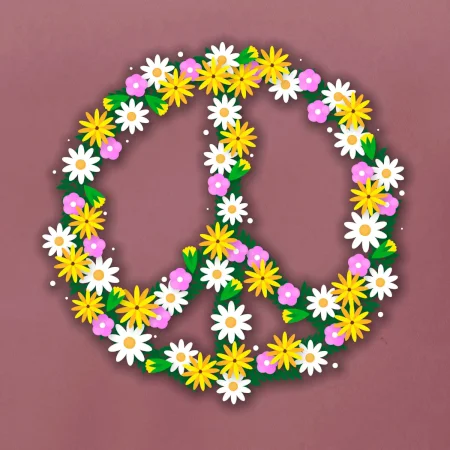 Peace symbol margaréty