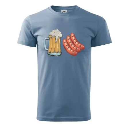 Pivo a klobása