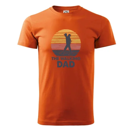 The walking dad - tata s dítětem na zádech