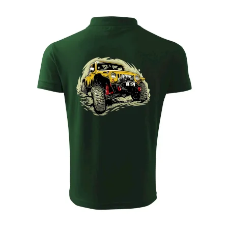 Žltý offroad s navijakom