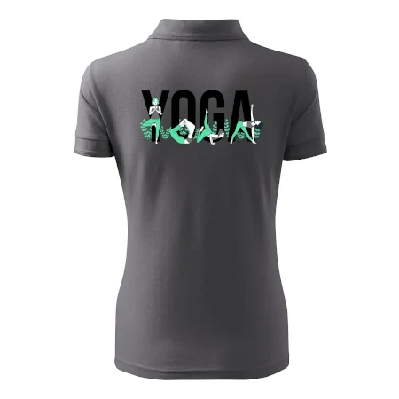 Yoga nápis farebný
