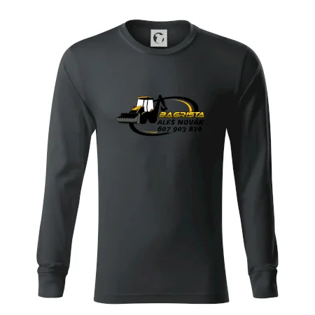 Bagrista v kruhu - vlastný nápis