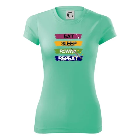 Eat sleep rowing repeat farebné