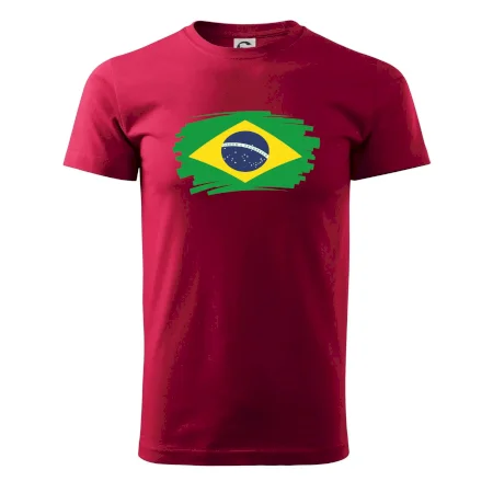 Brazília vlajka štetkou