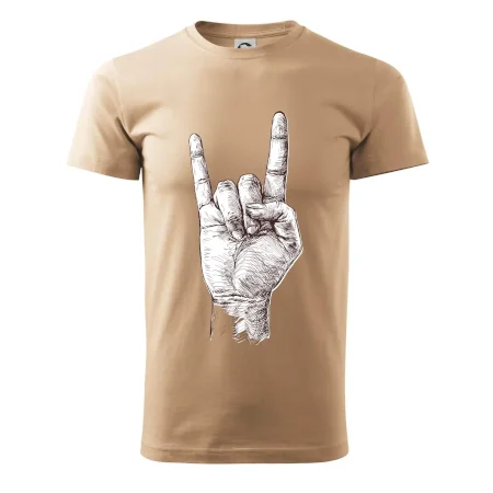 Rocková ruka kreslená