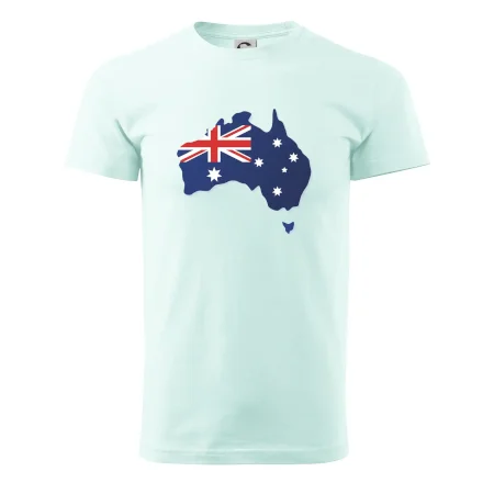 Austrália - vlajka mapa