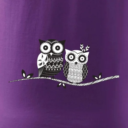 Dve sovy abstraktné