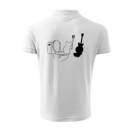 Mačka a gitara WC