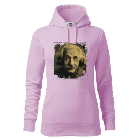 Albert Einstein so slúchadlami