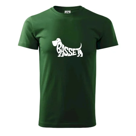 Basset nápis v tele