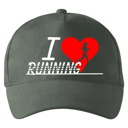 I love running dievča
