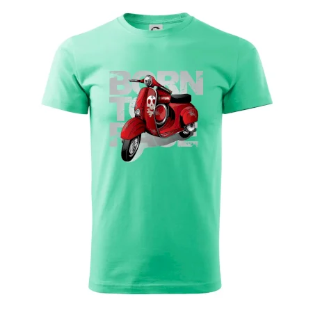 Scooter born to ride red