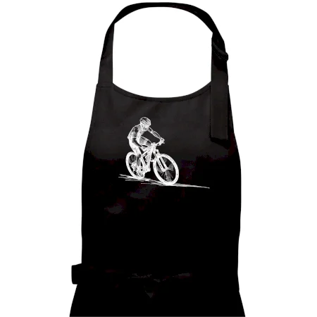 MTB kreslený cyklista