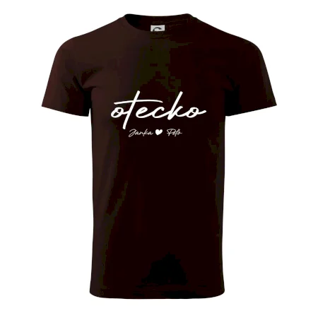 Otecko - tričko s menami deti