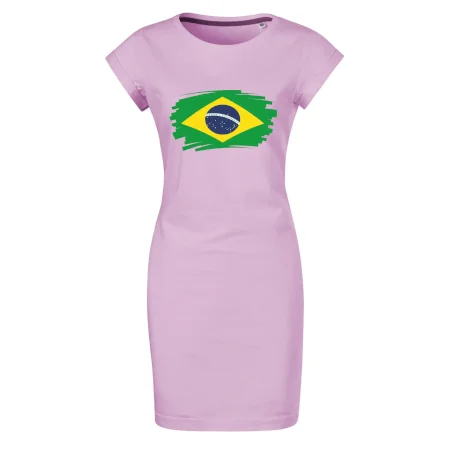Brazília vlajka štetkou