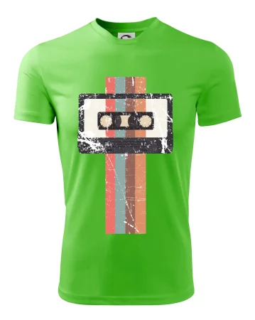 Retro kazeta - pruhy