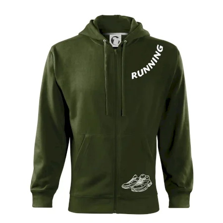 Running nápis šikmo