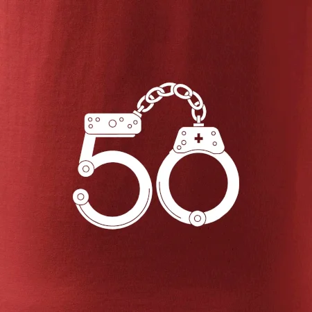 Narodeninové tričko pre policajta - putá 50