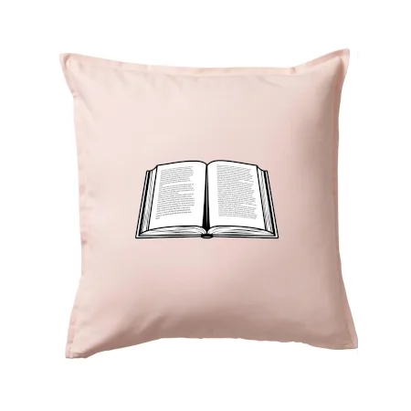 Kniha čiernobiela otvorená s textom