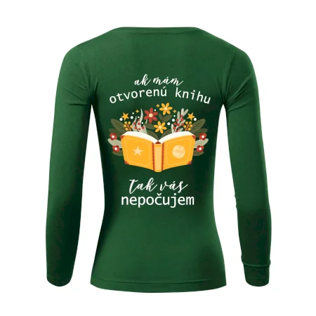 Ak mám otvorenú knihu, tak vás nepočujem