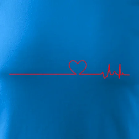 Poker EKG srdce červené