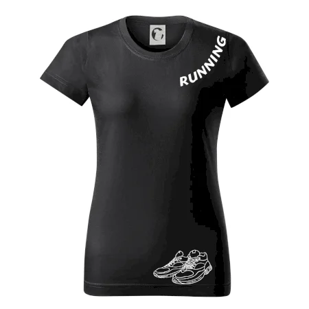 Running nápis šikmo