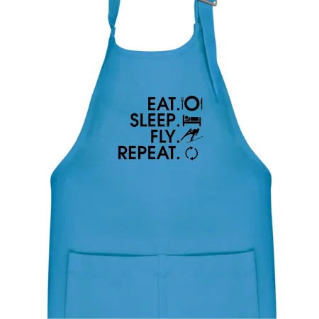 Eat sleep fly repeat - skoky na lyžiach