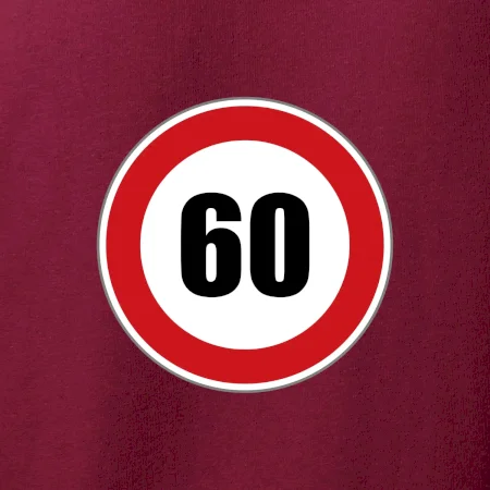 Dopravná značka - obmedzenie rýchlosti 60