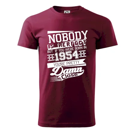 Nobody is perfect - 1954