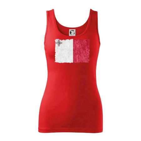 Vlajka Malta ohrýzaná