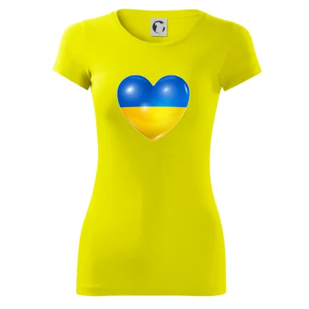 Ukrajina srdce vlajka