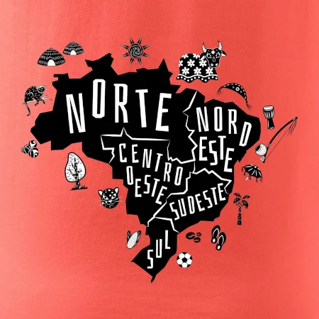 Brazília mapa a zvyky