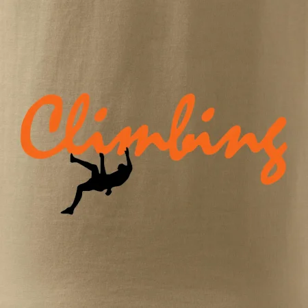 Climbing písací text
