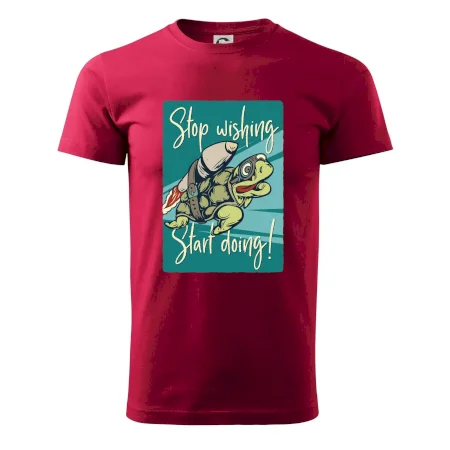Stop wishing start doing korytnačka