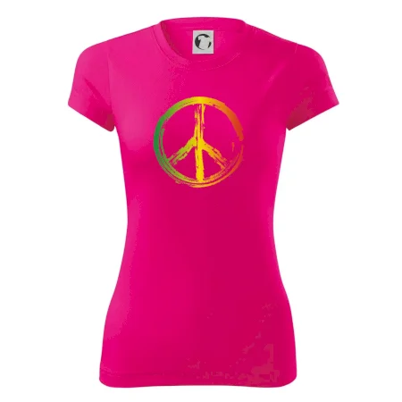 Peace symbol paint