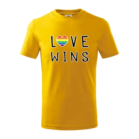 Love wins nápis