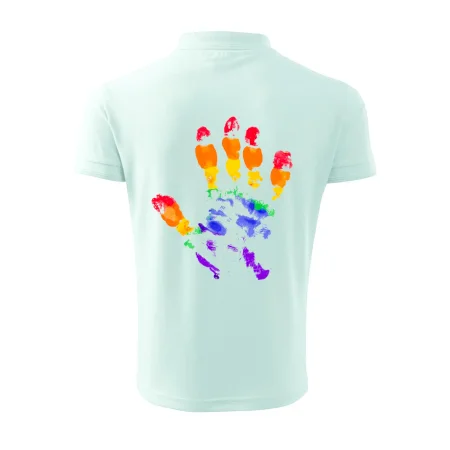 LGBT hand print